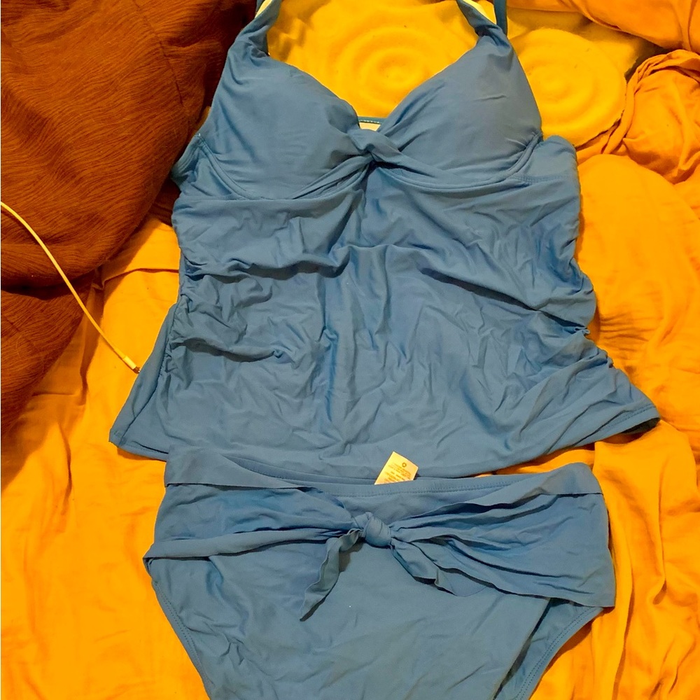 Time And Tru Tankini Top Size Large Bottom Size Medium Fits Like A Large